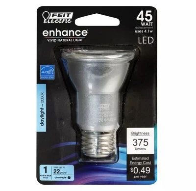 Feit Electric 45 Watt LED 5000K Daylight Dimmable Par 16 Flood Bulb - Image 1 of 2
