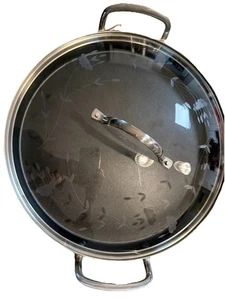 Princess House Acero Inoxidable Listo para Inducción 13” Tapa de Plancha Antiadherente Leer - Imagen 1 de 13