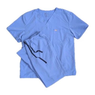 Conjunto Médico FIGS Hombre XL León Top + L Pisco Pantalones Techo Azul Colección Técnica Foto 1 de 4