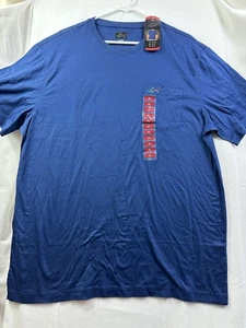 NWT Greg Norman Men's Navy Blue Short Sleeve Pullover Crew neck T Shirt Size XL - Picture 1 of 8