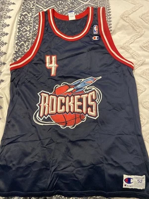 Camiseta de Colección Charles Barkley Houston Rockets Campeón de la NBA RARA Talla 52  Foto 1 de 2