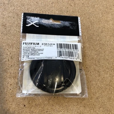 Genuine Fujifilm Universal Front Lens Cap 58 mm FLCP-58 Dust Cover Protector - Image 1 of 3
