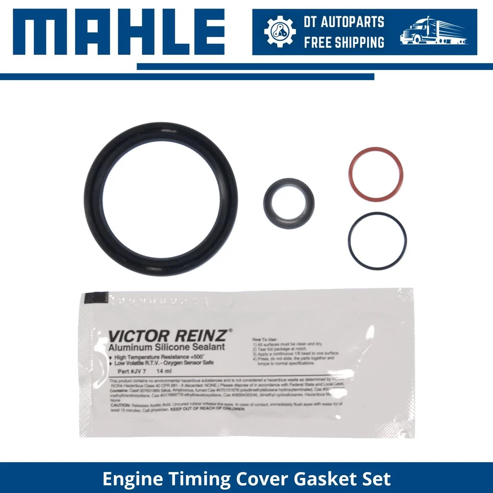 Juego de juntas de cubierta de distribución de motor Mahle para Nissan Sentra 1991-1994, 1996-2001 Foto 1 de 3