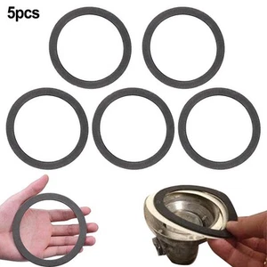 Sink Drain Gasket Set High Efficiency Rubber Washers in a Pack of Five - Picture 1 of 12