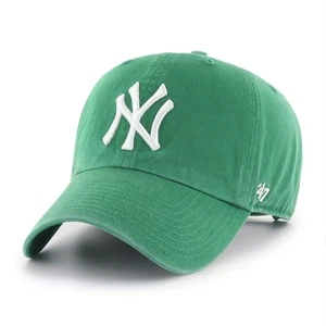 MLB New York Yankees 'Brand Clean Up Adjustable Cap, One Size, Kelly - Picture 1 of 2