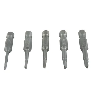 Screwdriver Bits Power Tools 1/4inch 5Pcs Electric Tools Grey Hex Shank - Picture 1 of 12