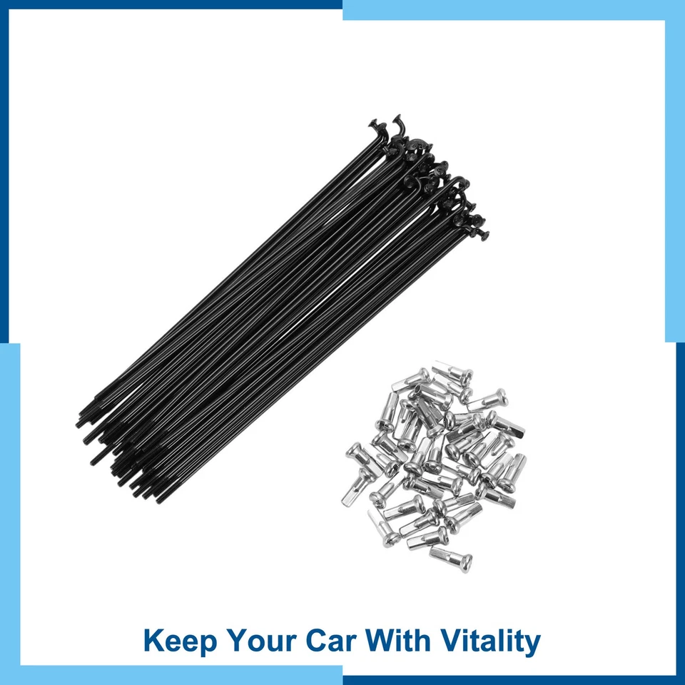 Radios Bicicleta Bicicleta 14G 130MM Radios Bicicleta Montaña Acero 36 Piezas Foto 1 de 4