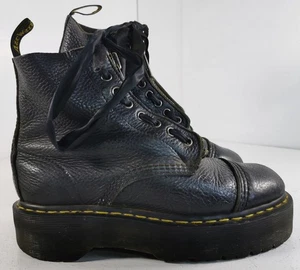 Botas de cuero negras vintage Dr. Martens para mujer Sinclair plataforma con cremallera Reino Unido 6 - Imagen 1 de 17