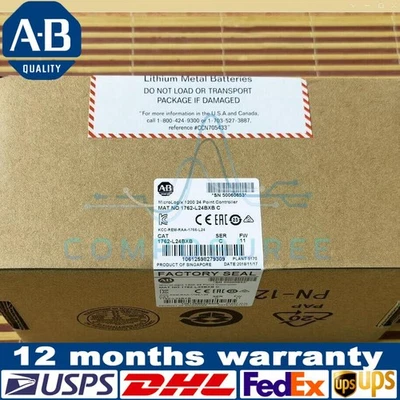 New Sealed Allen Bradley 1762-L24BXB / C MicroLogix 1200 24 Point Controller - Image 1 of 4