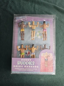 Hunky Buddies Drink Markers, 6pk - Picture 1 of 2