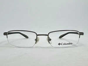 NEW Columbia Cliff Lake 131 Brushed Silver Grey 52.19.140 Men’s Eyeglasses Frame - Picture 1 of 11