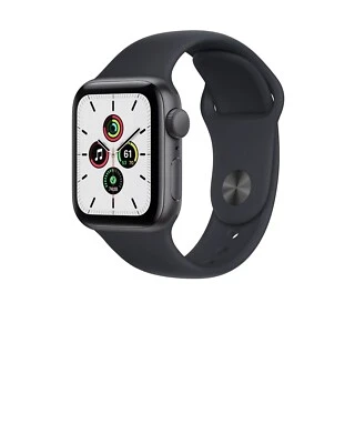 Apple Watch SE (1st Gen) GPS, 40mm Space Gray Aluminum Case With Midnight S Band - Image 1 of 4