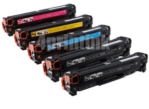 *5 pk CE410A CE411A CE412A CE413A Toner Fits HP Laserjet Pro 400 color M451 M475 - Picture 1 of 1