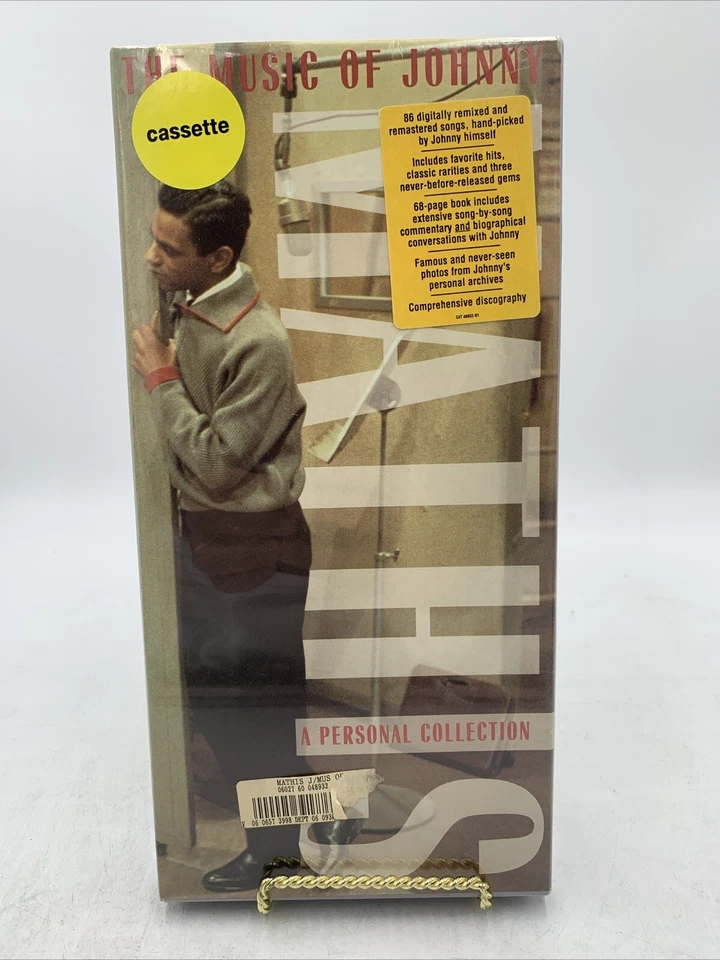 Johnny Mathis Box Set Cassettes Outer Sealed A Personal Collection Hype Stickers - Image 1 of 4