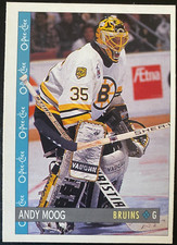 Andy MOOG 1992-93 OPC Bilingual #184 Boston Bruins