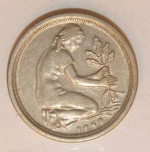 1949 G Germany- 50 Pfenning - Picture 1 of 2