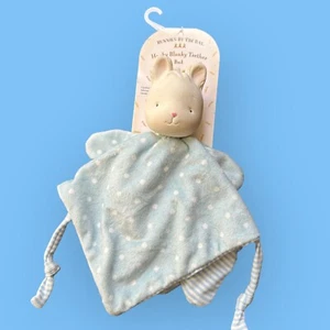 Bunnies By The Bay HANKY BLANKY BUD Bunny Rabbit Teether Security Blanket Lovey - Picture 1 of 4