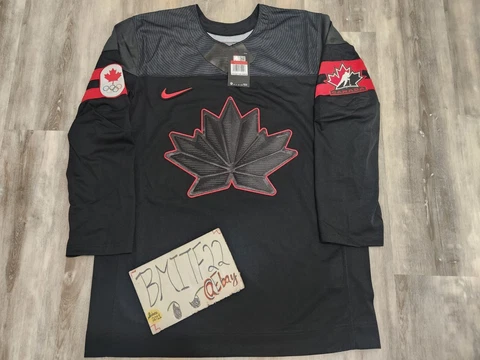 NWT Team Canada Nike 2022 Beijing Olympic Winter Games Ice Hockey Men Jersey L Cover