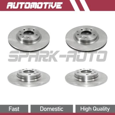 DuraGo Front Rear Brake Rotors Fits Mazda MX-5 Miata 2015 2014 2008 2007 2006 - Image 1 of 4