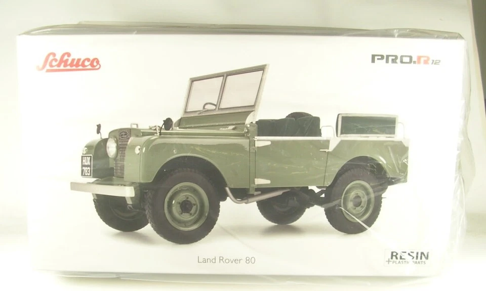 Land Rover 80 Open (Blue-Green) RHD 1:12 Schuco - Image 1 of 1
