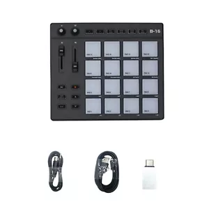 16 MIDI Pad Controller Beat Maker Machine for Finger Drumming Music Making - Picture 1 of 14