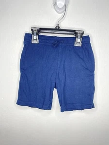 H&M Knit Pull On Shorts Boys Size 5-6 Navy Elastic Waist - Picture 1 of 4