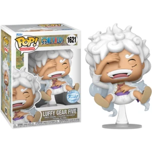ONE PIECE: Luffy Gear Five (Laughing) Exclusive Pop! VINYL + POP PROTECTOR - Picture 1 of 5