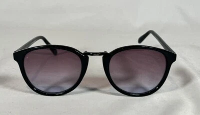 Lucky Brand CAT 2 Sunglasses INDIO 50▪️22 145 Black Round Frames - Image 1 of 4