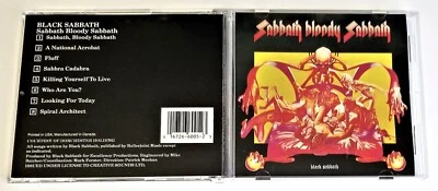 Black Sabbath Sabbath Bloody Sabbath CD 1987 Creative Sounds 6005 SRC Misprint - Image 1 of 4