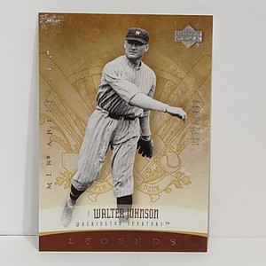 2005 Upper Deck Artifacts - Legends #195 Walter Johnson /1999