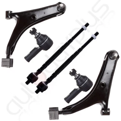 Fits 1998-2001 Chevrolet Metro 6pc Inner Outer Tie Rod End Lower Control Arm - Изображение 1 из 4