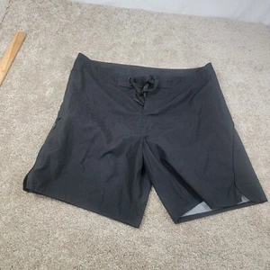 Wave Zone Swim Trunks Board Shorts Black Lace Up Closure Size 40 - Picture 1 of 7