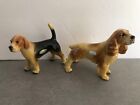 Mortons Studio Royal Design - Lot of 2 Vintage Spaniel & Hound Dog Figurines