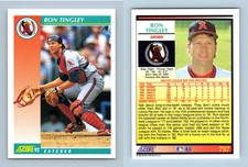 Ron Tingley - Angels - #757 Score 1992 Baseball Trading Card