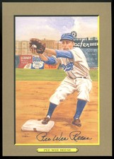 Pee Wee Reese Signed Perez-Steele Great Moments Postcard Autograph ZJ6508
