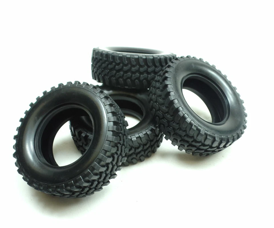 Tamiya 1:10 4WD CC-01 Mitsubishi Pajero 19805561 Räder (4) 33x88 mm TLC®   - Bild 1 von 1