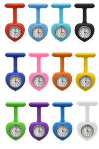 NURSE FOB WATCH COVER HEART SHAPE Silicone Watch UK **COVERY ONLY** - Picture 1 of 6