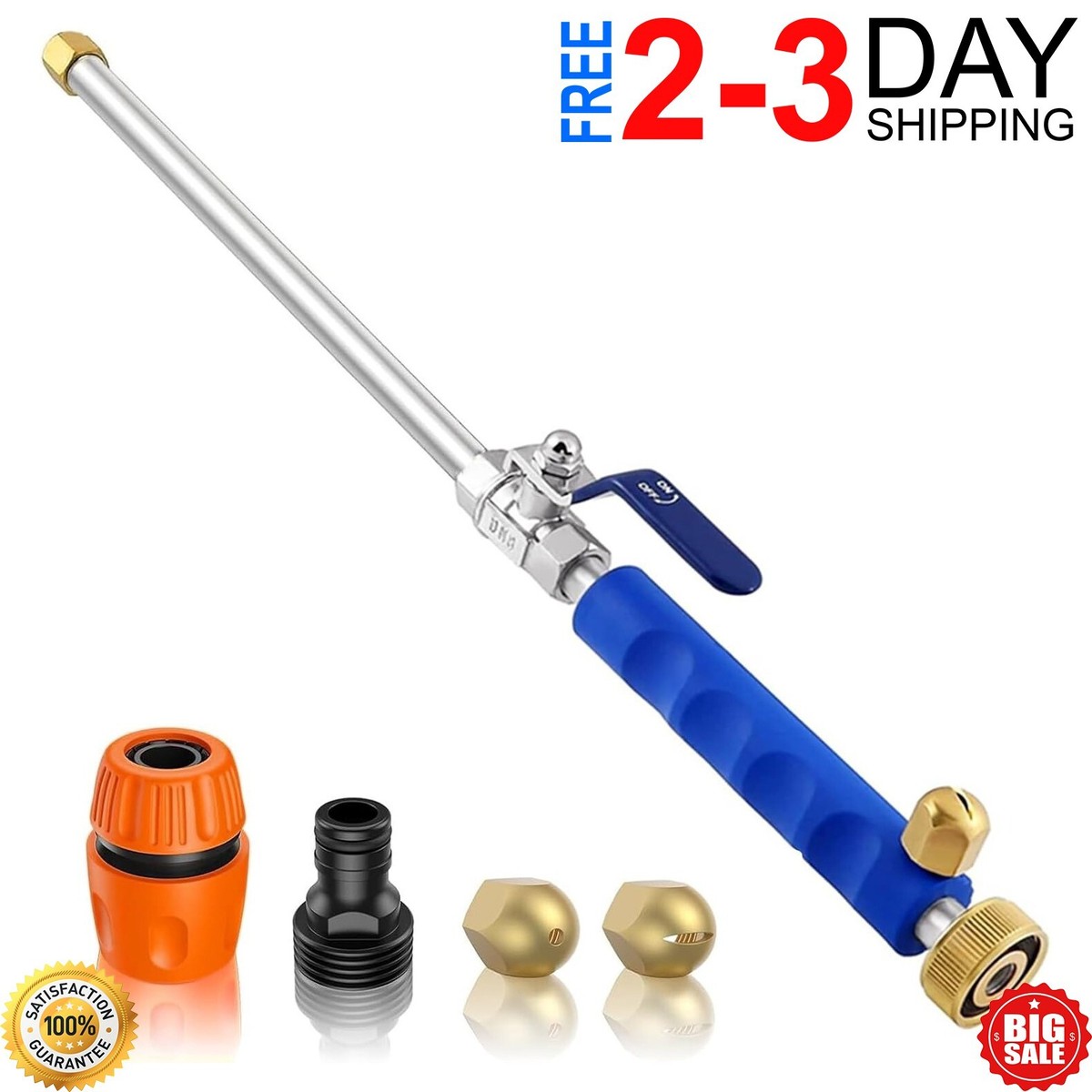 MXGZ Strumento Di Pulizia A Spruzzo Per Tubo Giardino, Pistola Ad - Foto 7