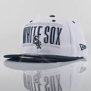 New Era 9FIFTY Snapback Cap - MLB Retro Title - Chicago White Sox - White/Team - Picture 1 of 5
