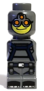 Lego Microfigure Magma Monster Dark Bluish Gray Minifig - Picture 1 of 1