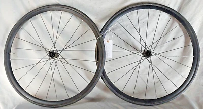 Trek Bontrager 700c Road Bike Wheel Set 142/100 24S 12mm Thru Axle Disc Ships US - Image 1 of 4