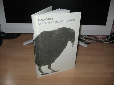 Max Porter Signed 1st Grief Is The Thing With Feathers limited-edition cloth new - Image 1 of 4