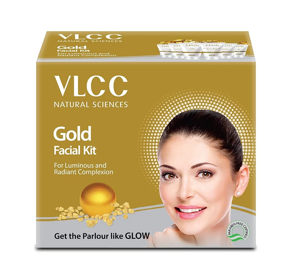 Kit facial VLCC Natural Sciences Gold para tez luminosa y radiante 60 gm Foto 1 de 3