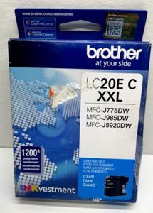 Brother - LC20EC XXL Tintenpatrone mit super hoher Reichweite - Cyan | Ablaufdatum 10/23 - Bild 1 von 3