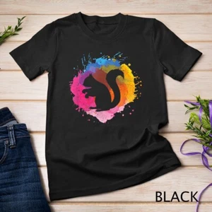 Camiseta Unisex Ardilla Retro Acuarela Splash Regalo - Imagen 1 de 15