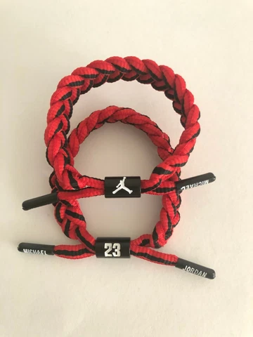 NBA PLAYERS Braided Shoestring Adjustable Bracelet Jordan,Kobe,Curry,Irving Cover