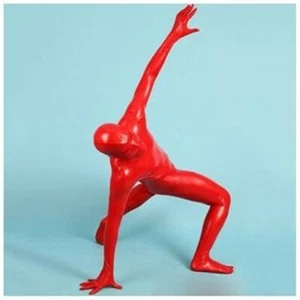 Latex Rubber Rot Catsuit Hood BodySuit Cosplay Zip Overall Zentai S-XXL 0.4mm - Picture 1 of 2
