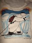 Vintage Arctex Long Sleeve Thermal Top Made In USA Large Polar Bear Ski Picture