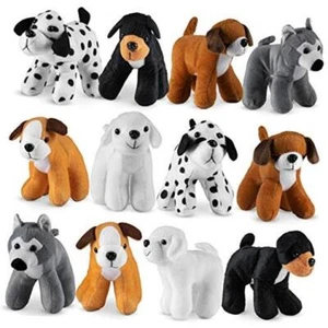  Plush Puppy Dogs - (Pack of 12) 6 Inches Tall Stuffed Animals 12-Pack Dogs - Picture 1 of 7