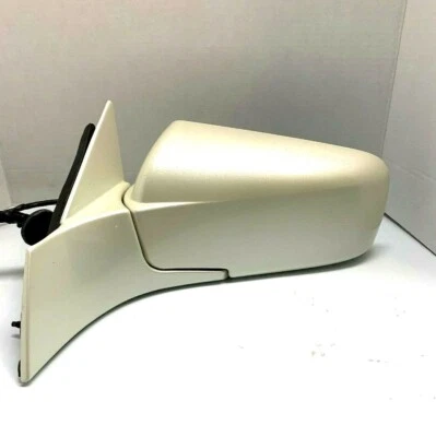 Cadillac CTS 2003-2007 Left Driver Side View Mirror White Diamond OEM 25765019 Foto 1 de 4